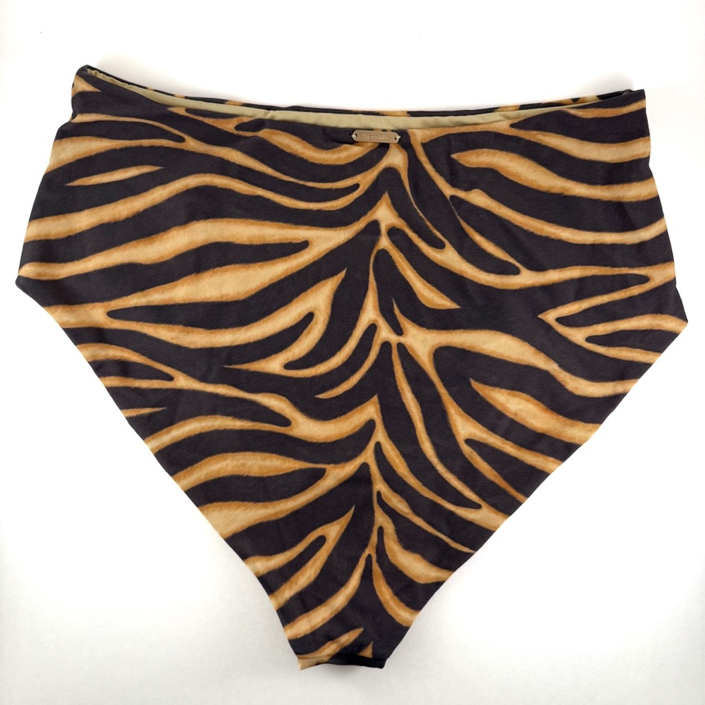 Tigerlily Swim Bottom in Zahara Ava Corset Tiger Animal Print - Picture 2 of 5